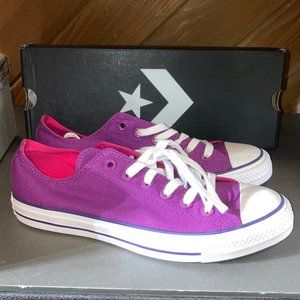 New Converse Unisex Purple Sneakers Mens 8 Womens 10 (15)